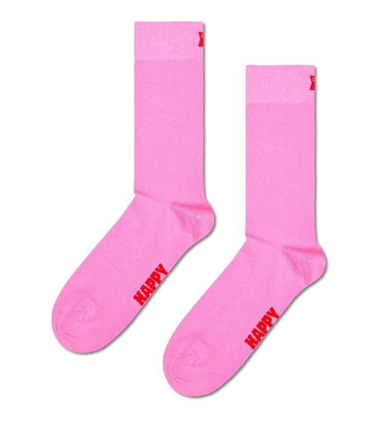 Happy Socks - Solid Sock Pink