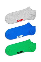 Happy Socks - 3-Pack Solid GBG Low Socks